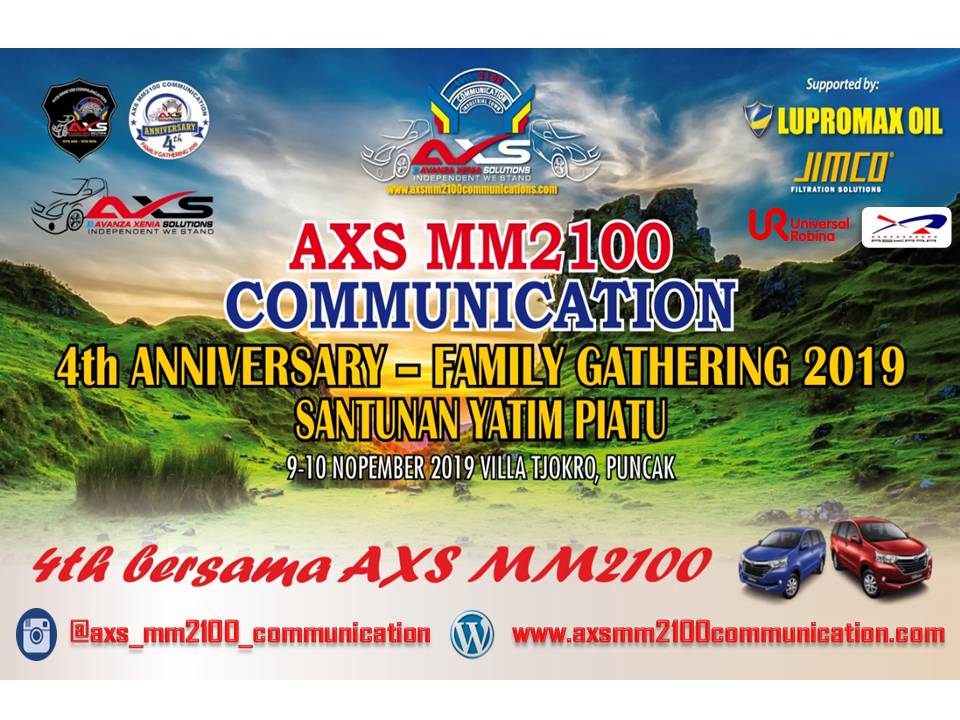 4th Anniversary AXS MM2100 COMMUNICATION